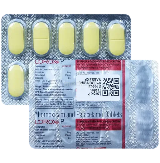 lorox p tablet 10's